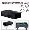 Black Football Table Cover 210D Oxford Cloth Game Table Shield Billiard Table Dust Cover Indoor