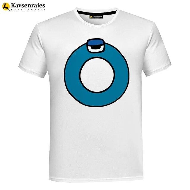 Футболка с 3D изображением алфавита, детская футболка с рисунком аниме для мальчиков и девочек, крутая уличная одежда с короткими рукавами, топы