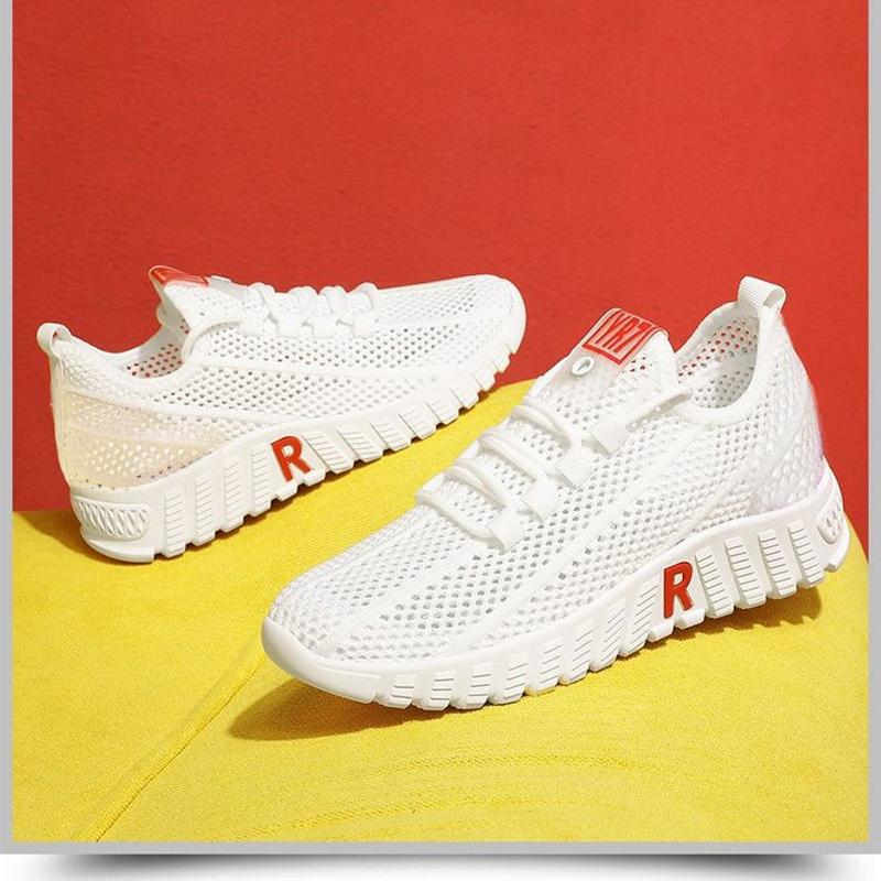 2024 тканевая обувь, женская прогулочная обувь, нескользящие кроссовки для мам с мягкой подошвой, дышащая сетчатая обувь, модная повседневная обувь