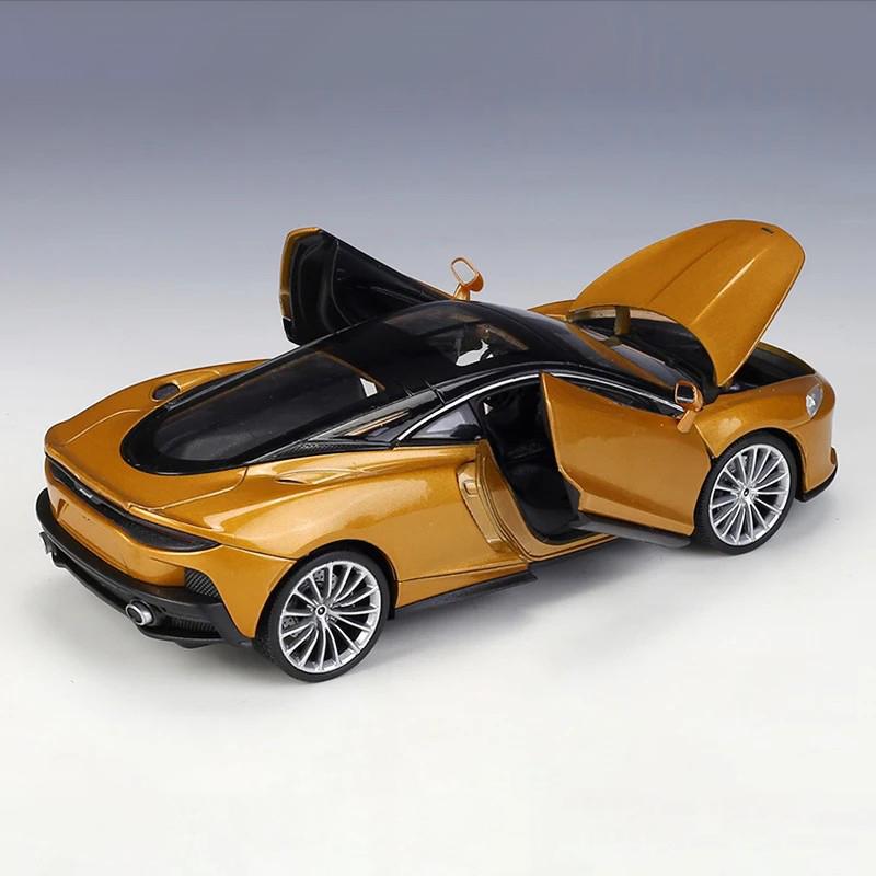 WELLY 1/24 McLaren GT Alloy Sports Car Model Diecasts Metal Scale Car Model Simulation Collection Children's Toy Vehicles Gift