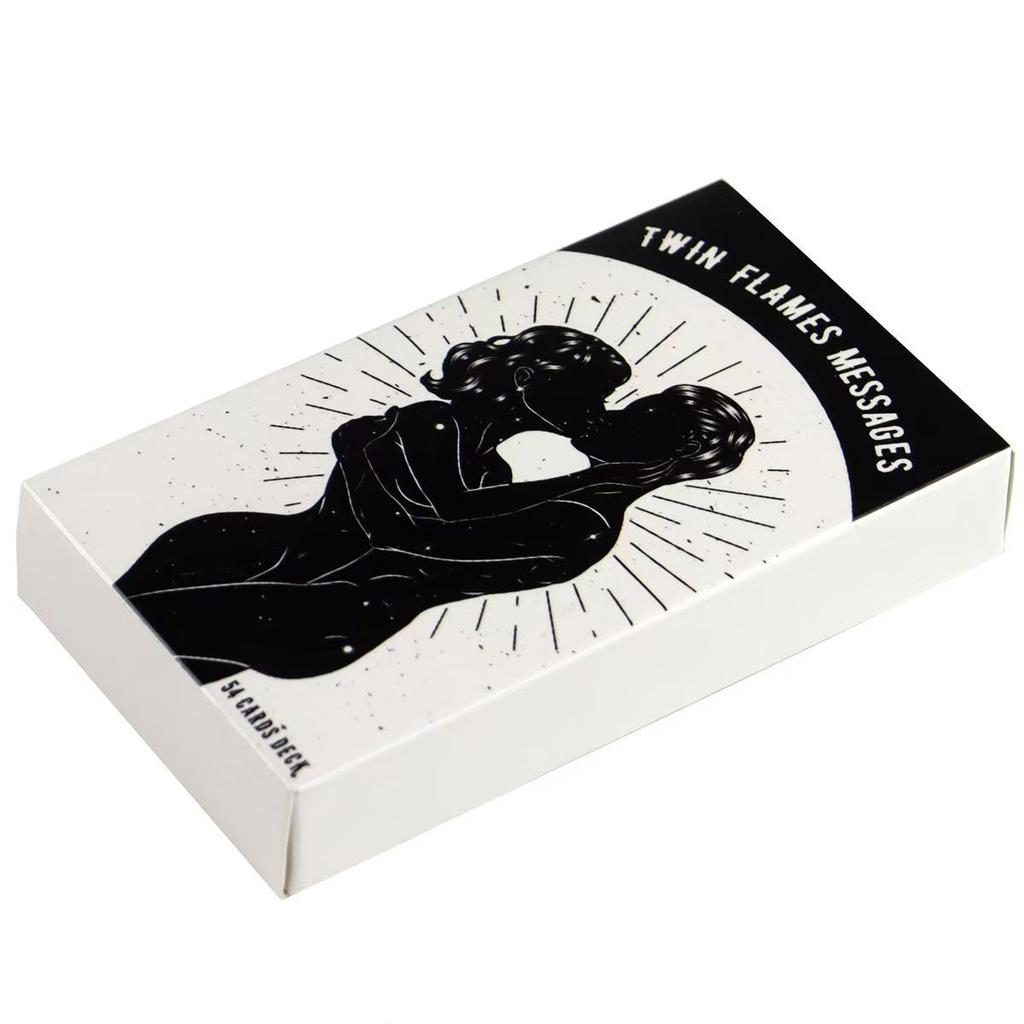 Сообщения Близнецового Пламени Оракул Карты Родственная Душа Колода 10.3*6 см для экстрасенсорной любви и чтения отношений 54 шт. Карт