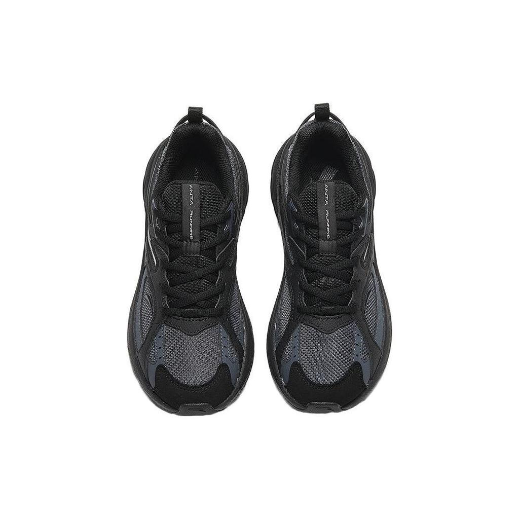 Anta AT956 Повседневные удобные амортизирующие нескользящие износостойкие низкие ретро-кроссовки для бега женские кроссовки черные 922345599-4