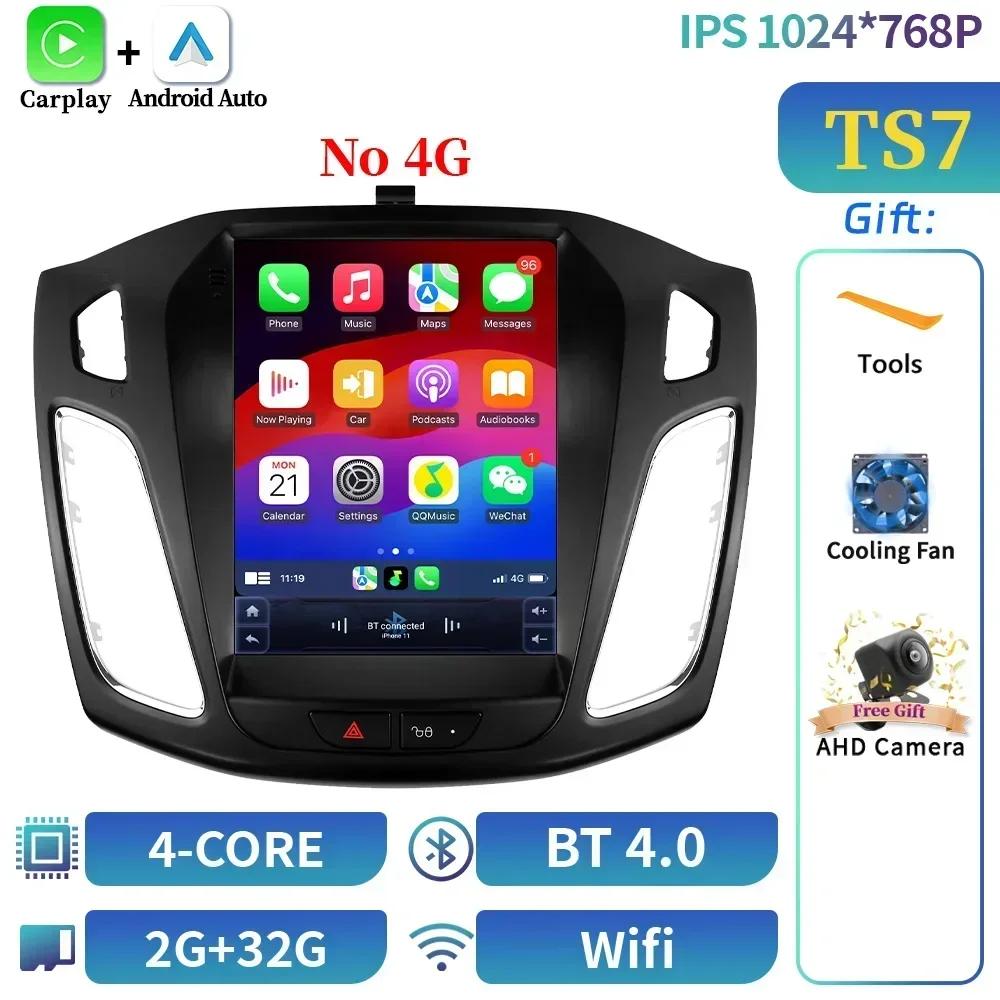 9,7-дюймовый Android 14 автомобильный радиоприемник для Ford Focus 3 Mk 3 2011-2019 Carplay 4G мультимедийные плееры GPS автомагнитола автомобильный монитор экран GPS