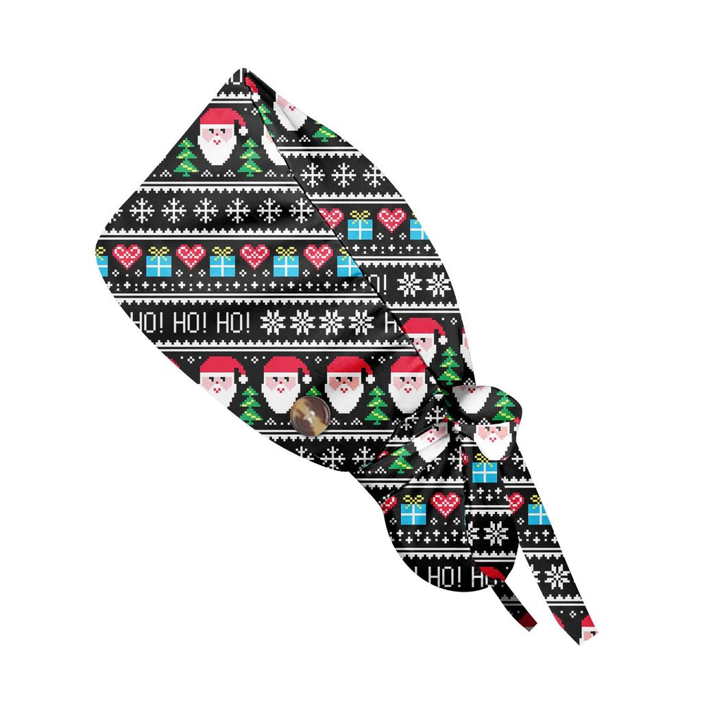 Модная рождественская рабочая кепка с принтом, повседневная женская кепка с хвостиком, кепка с повязкой, кепка Baotou