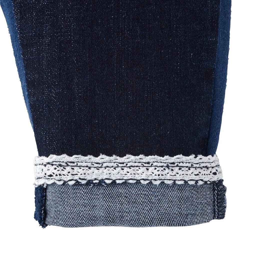 MIKIHOUSE HOT BISCUITS Stretch Denim Pants, 71-3205-453, 90cm, Indigo Blue