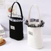 Корейский стиль кружева холст сумка милый сладкий темперамент сумки-ведра портативный пикник сумка для женщин девочек студент ланч сумка