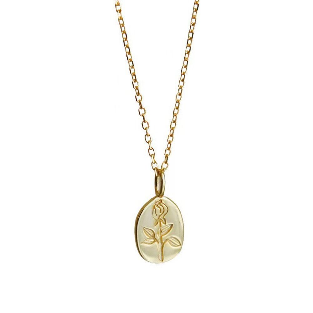 Zinc Zinc Alloy French Style Necklace Gold Sweater Chain Sweet Fashion Jewelry Birthday Gift