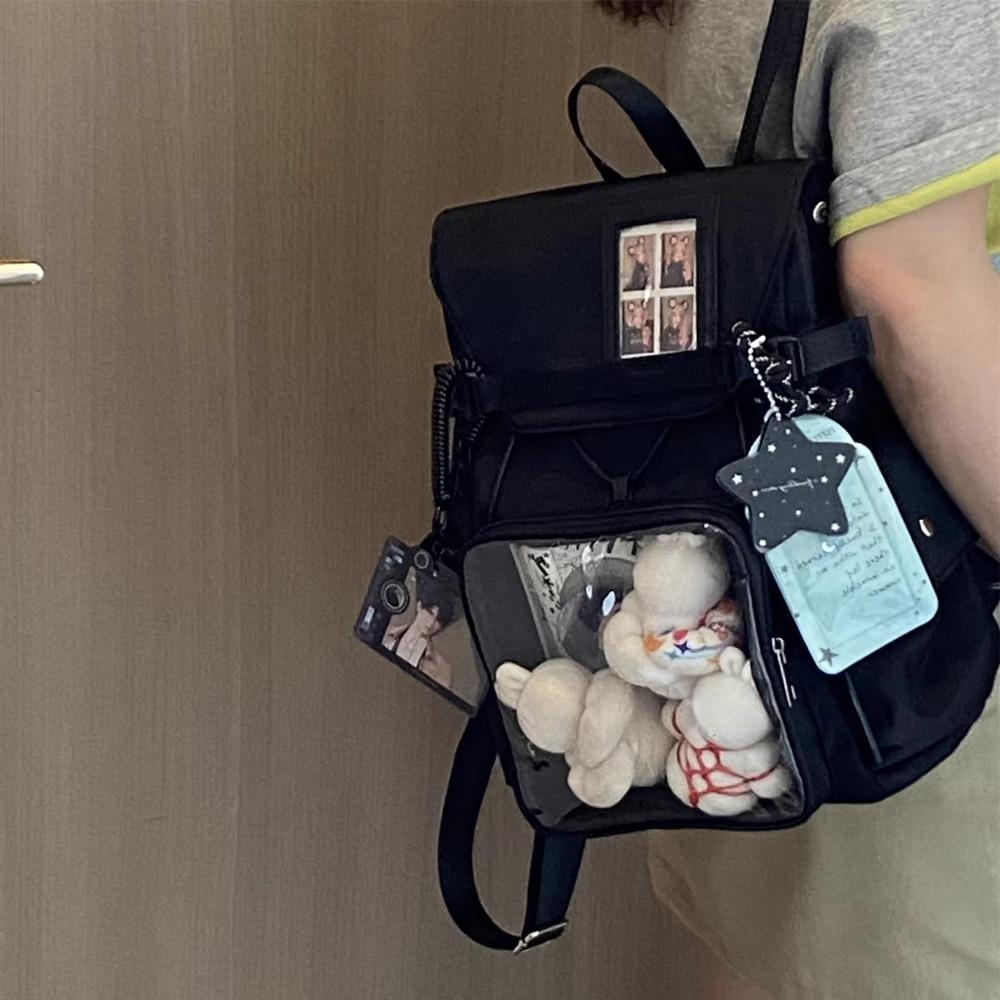 Large Capaci Mochila Transparent Ita Bag Student Mochilas Practical Backpack Classical Design Bags for Woman Bolsas