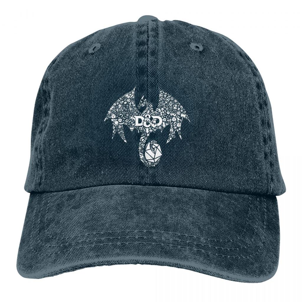 Постиранная унисекс бейсбольная кепка с мозаикой Dragon Trucker Snapback Кепки Папа Шляпа DnD Кепки для игры в гольф