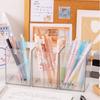 Pen Holder Multifunctional Transparent Visible Large Capacity Acrylic Stationery Makeup Brush Pencil Storage Box Home Supplies