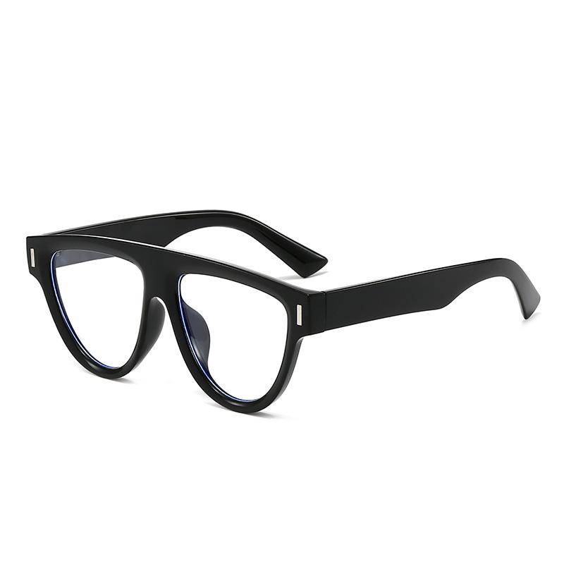 Reading Glasses For Women Luxury Brand Black Leopard Blue Light Filter Women'S Eyeglasses Clear Anti Radiation Big Glasses