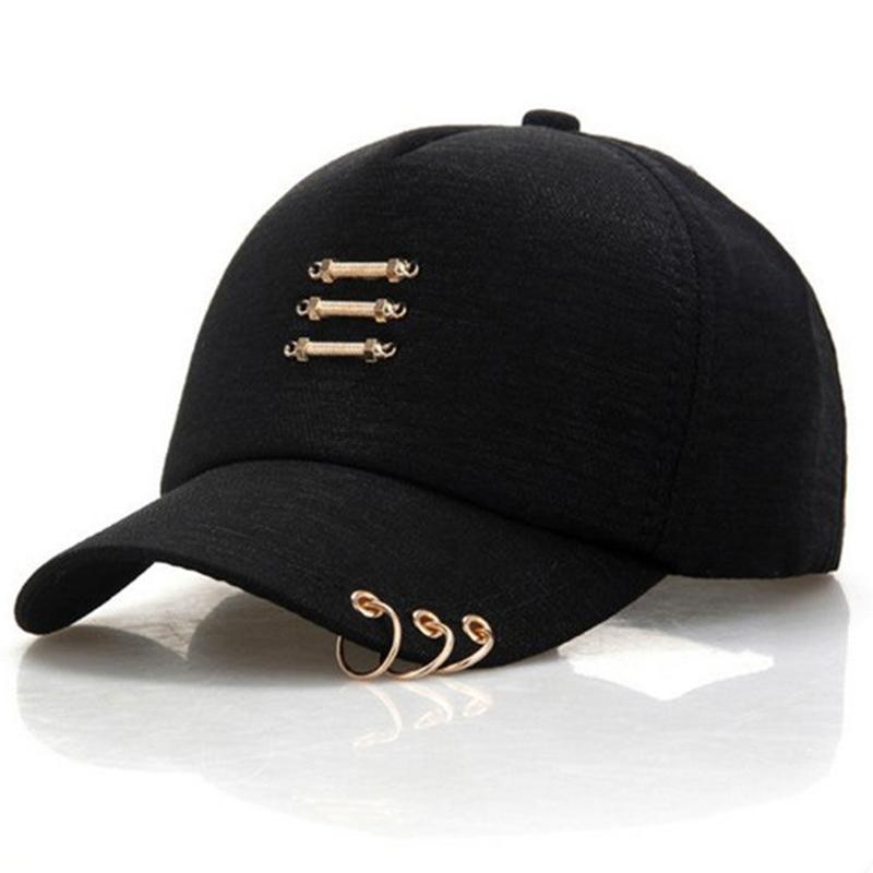 Hot Sale Y2K Women Baseball Cap Outstreet Metal Decoration Sun Hat Cap Female Trendy Hat