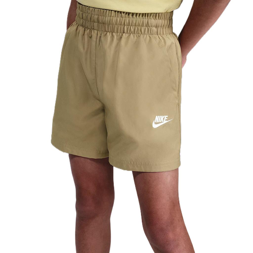Nike Спортивный клуб Легкие тканые сетчатые шорты Детские шорты HF8134-297
