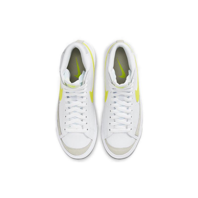 Nike Женские кроссовки Blazer Mid 77 Lemon Venom Обувь для скейтбординга CZ0362-100