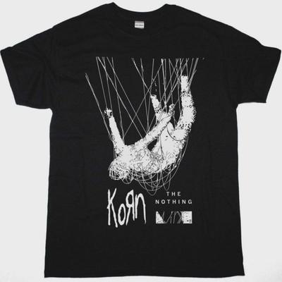 KORN Группа THE NOTHING Хлопковая черная футболка всех размеров для мужчин C371 Унисекс футболка