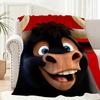 F-ferdinands Throw Lightweight 240g Flannel Blanket Soft Skin-friendly for Summer Cooling