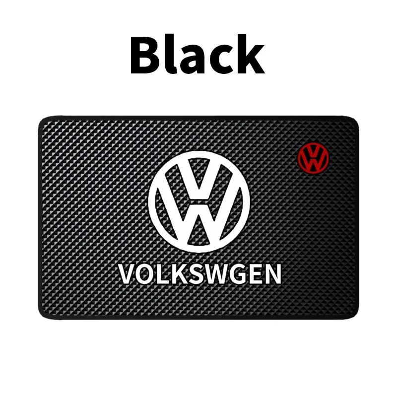 BOP1 Car Logo Anti-Slip Mat Dashboard Phone Holder Anti-Skid Pad Non-Slip Mats For Volkswagen VW RLine Golf Amarok ID3 Tiguan GTI LY5