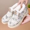 Cotton Shoes Women's New Winter Velvet Wear-resistant Beanie Shoes Warm Casual Work Shoes Wear Mother Cotton Boots