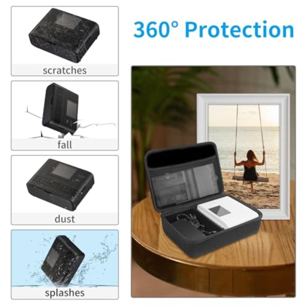 Shockproof Photo Printer Storage Case for Canon SELPHY CP1300/ CP1200/ CP1500 Commuting