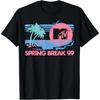 MTV Pastel Colors Beach Spring Break Logo T-Shirt T-Shirt Vintage Clothing Streetwear T Shirt for Men Camisetas