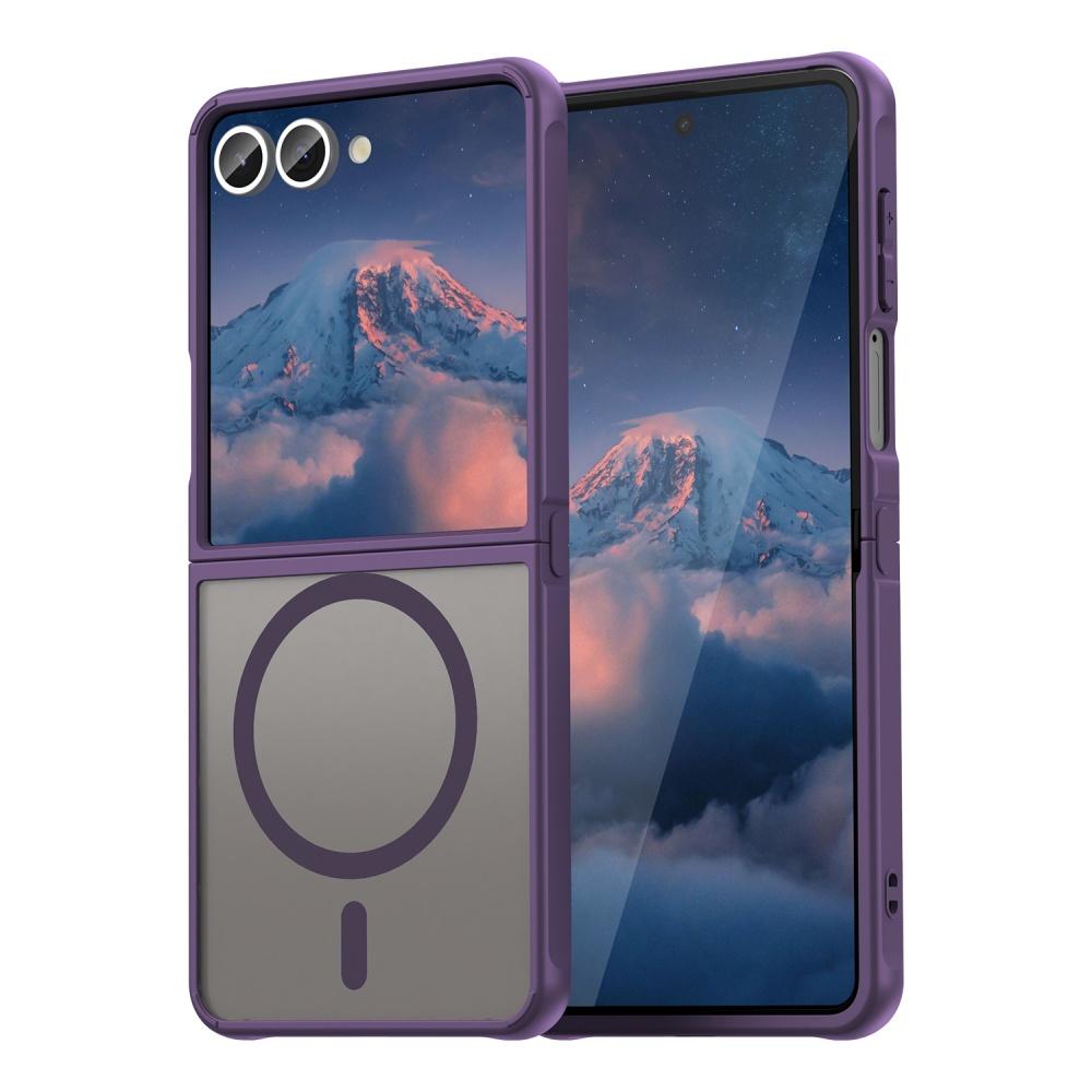 Тонкий матовый чехол Z Flip7 для Magsafe, противоударный чехол для Samsung Galaxy Z Flip 7, гибридная броня из ПК и ТПУ, магнитная крышка для беспроводной зарядки