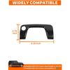 Savadicar Carbon Fiber Interior Accessories - Armrest Switch Bezel Trim Cover for 2018-Present Jeep Wrangler JL JLU 4XE & Gladiator JT - Premium