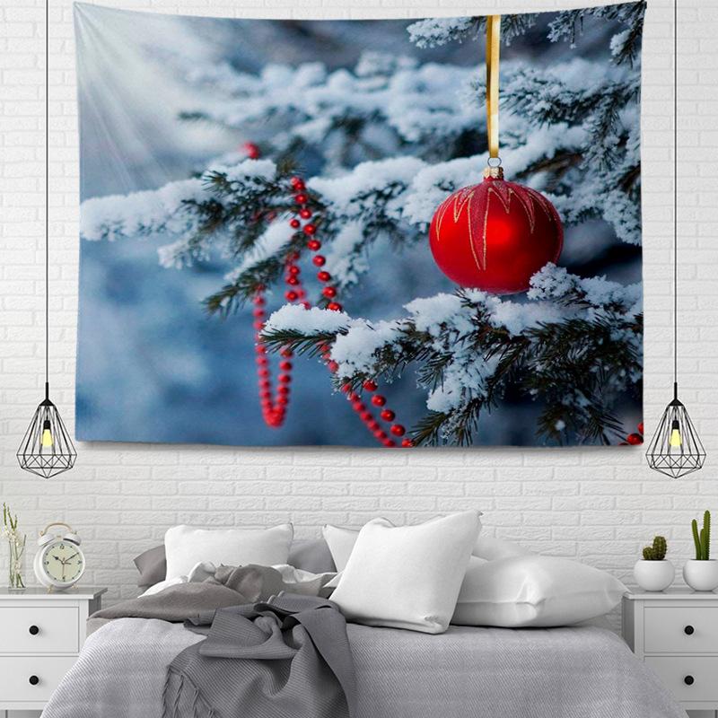 Серия подвесных тканевых гобеленов в рождественском стиле