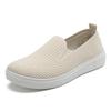 Women's Black White Loafers Driving Shoes Comfort Casual Slip On Walking Minimalist Breathable Moccasins for Mother