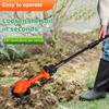 Cordless Mini Tiller Cultivator Sharp Blades High Speed Ergonomic Design Portable Battery Powered Electric Garden Tiller