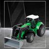 2.4G RC Farm Car 1:64 Scale Die-Casting Farm Tractors With Lights 5-Channel Remote Control Tractor Model Toys For Kids