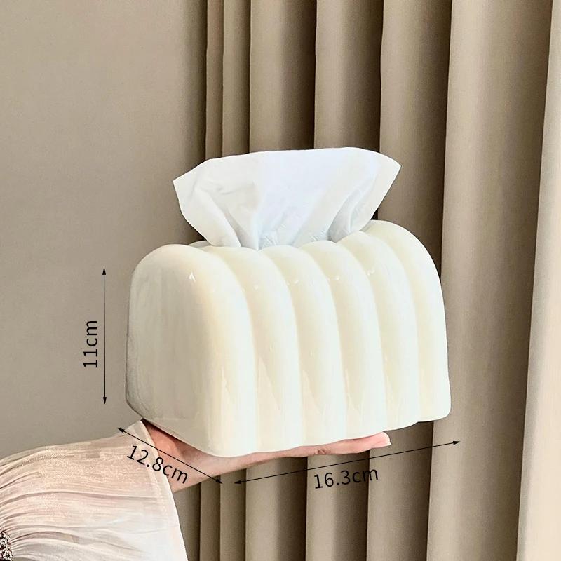 Creative Arch Bridge Shape Tissue Box Cover High End Home Decor Storage Tissue Holder Living Room Decoration Tissue Boxes