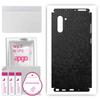 apgo Protective Skin Sticker for the Back+sides Compatible with Samsung Galaxy Note 10 5G, Full Wrap Film, Foil, Vinyl - Pattern Black Honeycomb