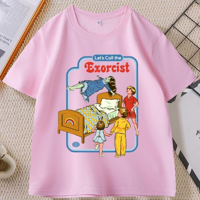 Unisex LetS Call The Exorcist Funny Graphic TShirt Unisex Women Fashion Clothing Cotton Tops Fashion Summer Tee Shirt Clothes