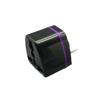 Universal European Travel Plug Adapter Type C/F, Wall Power Outlet Converter for Home Household Electrical Use