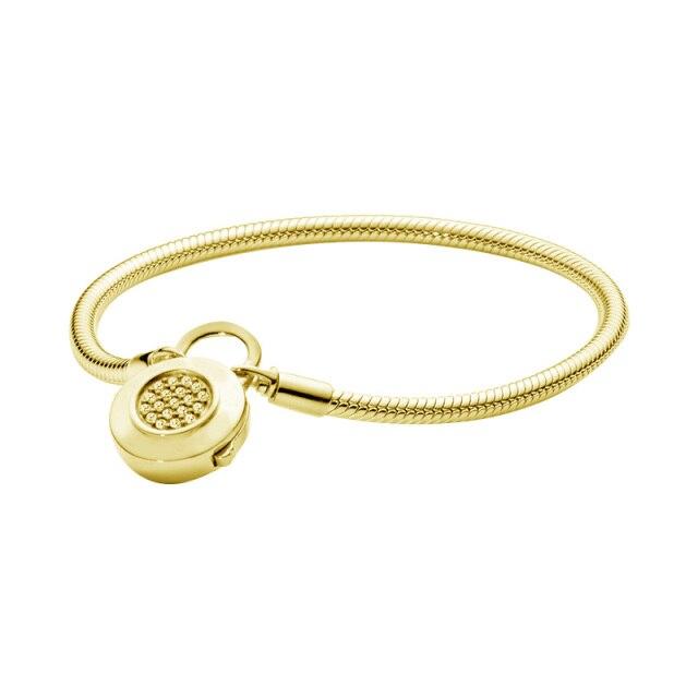 Classic Brilliant Heart and Snake Bracelet Women Bracelet DIY Jewelry Holiday Gift Jewelry