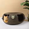 Tyre Cat Litter Felt Cat Litter Donut Nettle Tunnel Litter Four Seasons Universal Cat Toy Detachable Double Hole