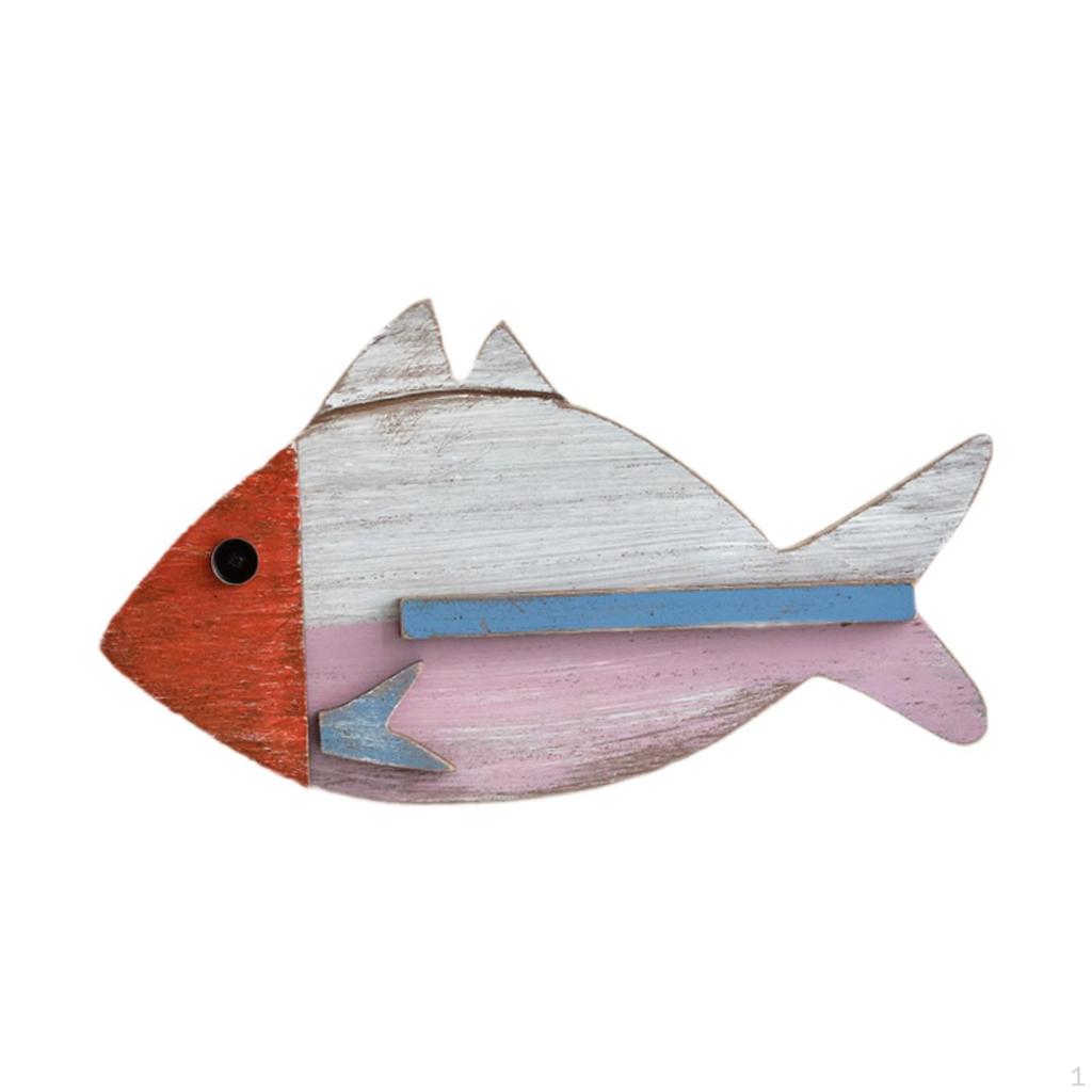 Fish Wall Art Decoration Decorative Craft Easy To Install Decor Ornament for