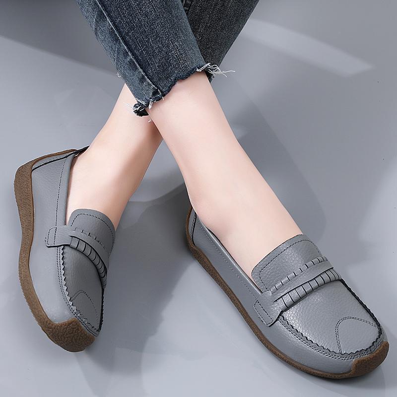 Женские красные мокасины повседневные фиолетовые мокасины гороховые туфли мягкие балетки черные туфли для вождения зеленые прогулочные туфли для мам больших размеров