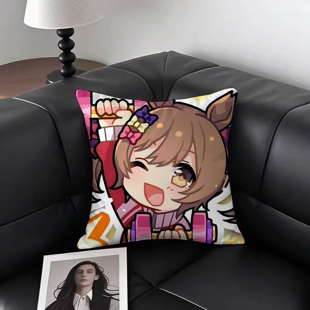 1pc Anime TOKAI TEIO Kawaii Pillow Case Fashion Square Pillowcase Bedroom Sofa Room Ins Decoration Leisure