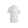 Three-Stripe Back Cross Short Sleeve T-Shirt Men Tops White GC9057