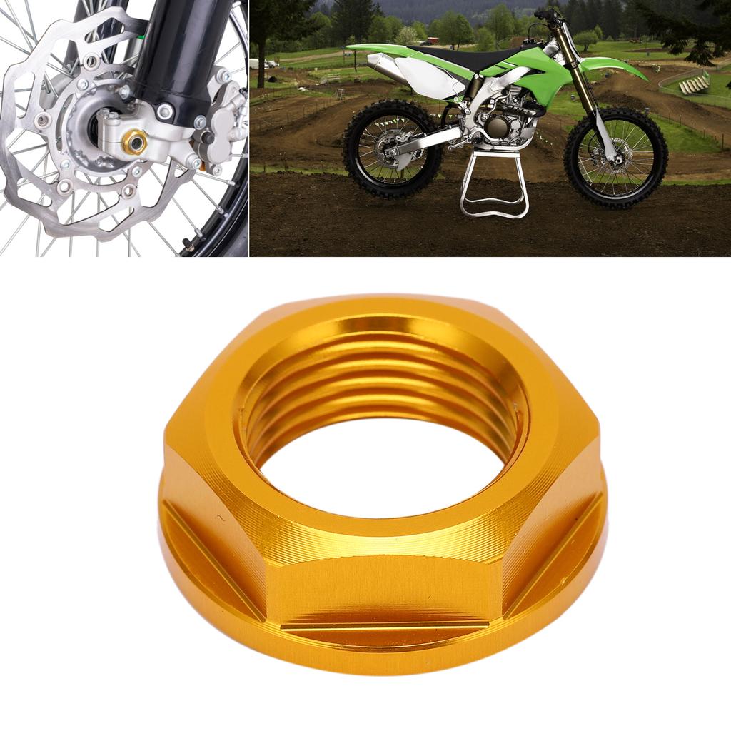 Гайка оси переднего колеса мотоцикла M18x1.5 Алюминиевая Замена для KLX450R 0819
