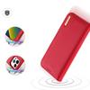 Dux Ducis Genuine Leather Wallet Case Flip Cover for iPhone 14 Pro - Red