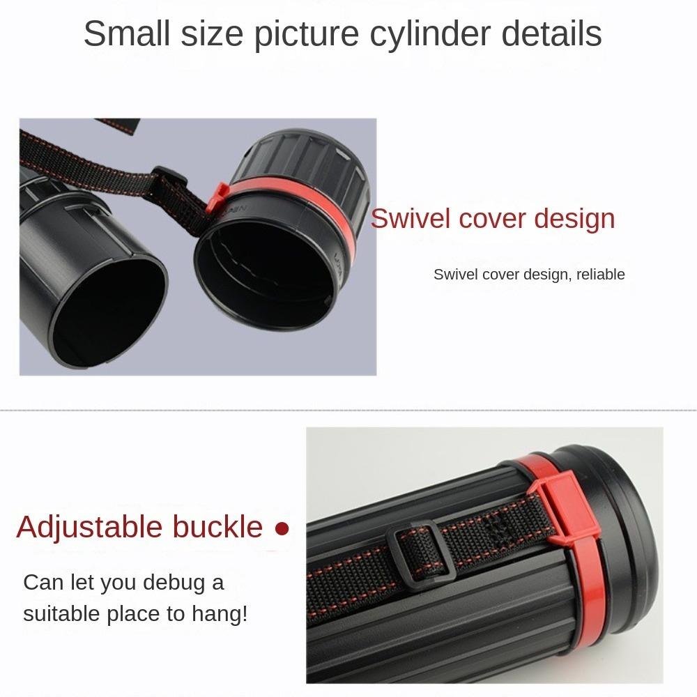 Регулируемый цилиндр для рисования Масштабируемая трубка для плакатов Портативный цилиндр для рисования