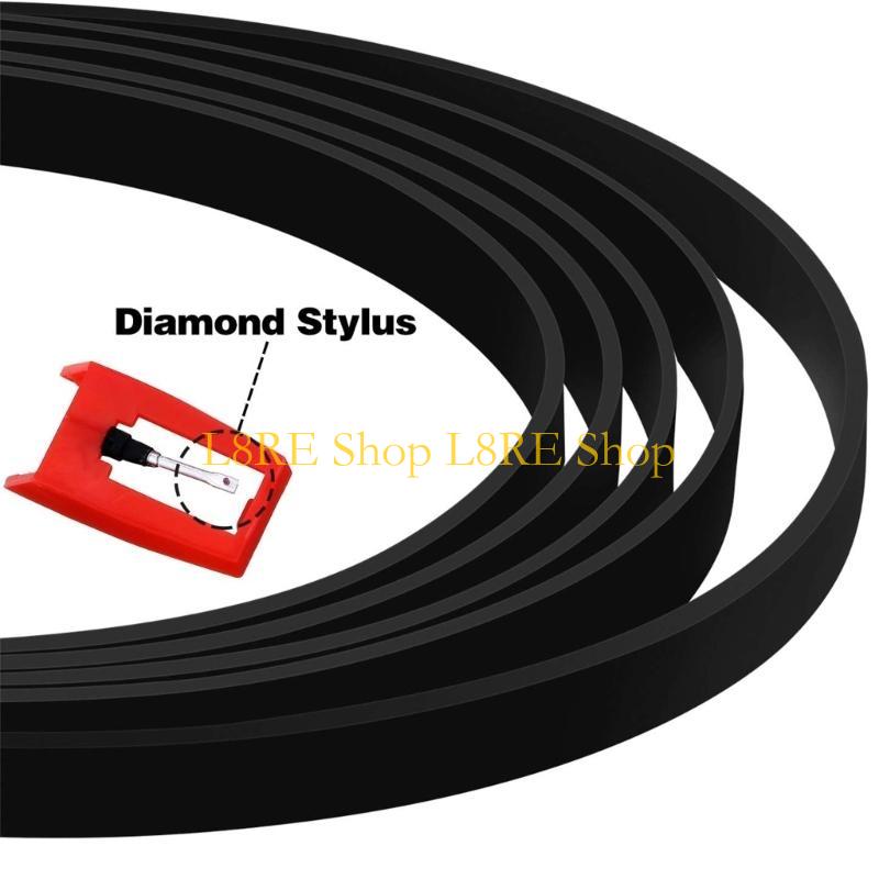 L8RE Phonograph Needle Record Player Belts Diamond Styluses Record Player Needle Replacement Record Player Turntable Belts