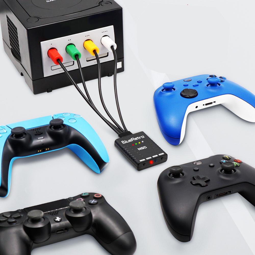 BlueRetro Для консоли Nintendo GameCube Беспроводной адаптер игровых контроллеров к PS3 PS4 PS5 8bitdo Switch Pro wii Контроллеры