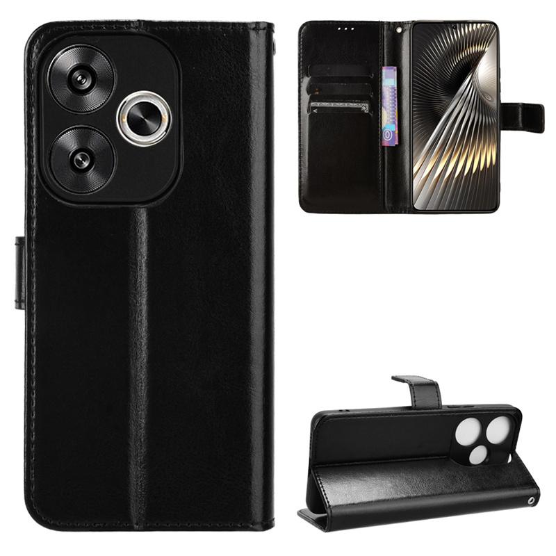 Кожаный чехол-книжка для Xiaomi Poco F6 Pro F5 5G X7 X6 X5 M6 Pro 4G Защитная обложка Кошелек Слот для карт Подставка Чехол Fundas