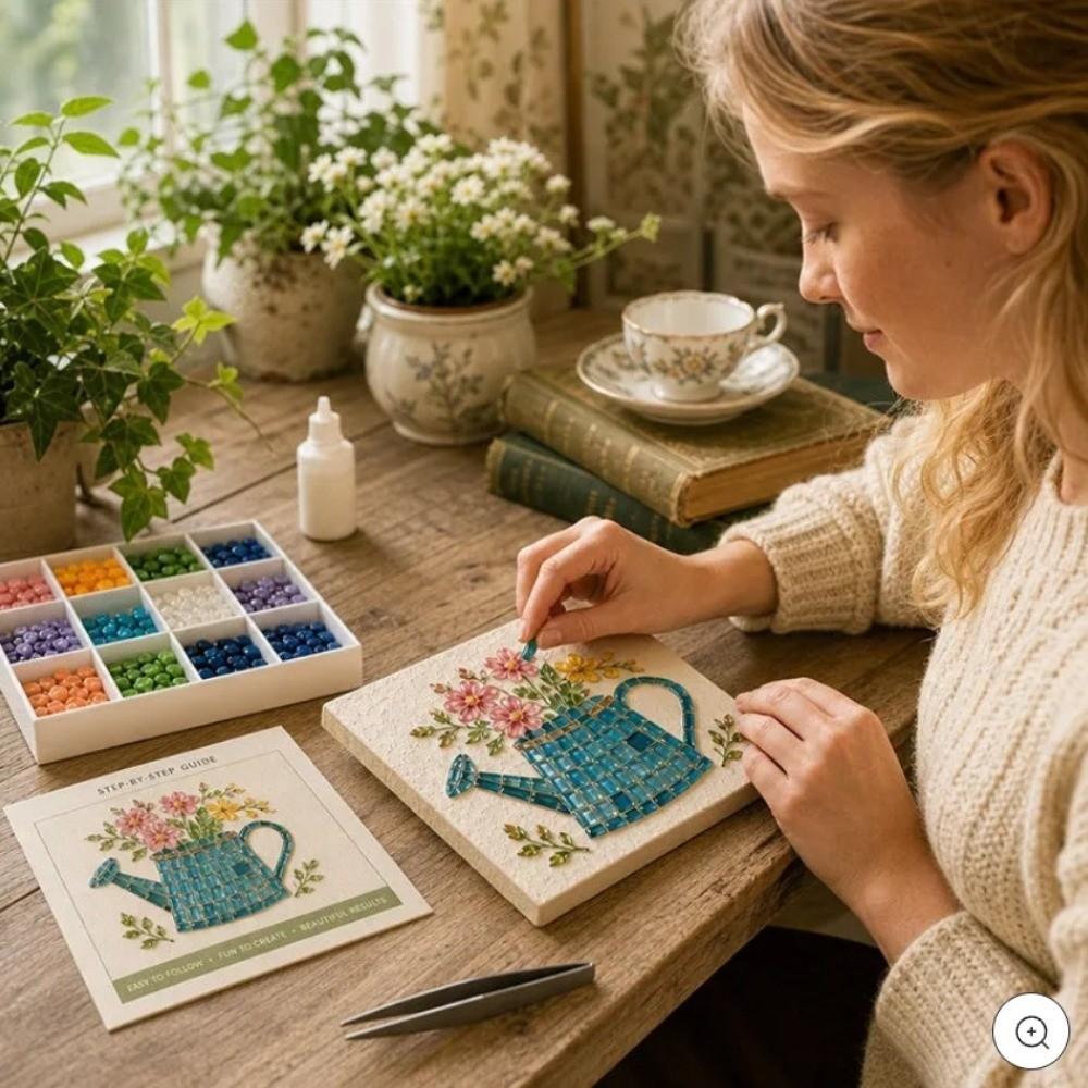Sea Creature Ocean DIY Sea Glass Art Kit Ocean Inspired Home DIY Crafting Kit Home Office Decor