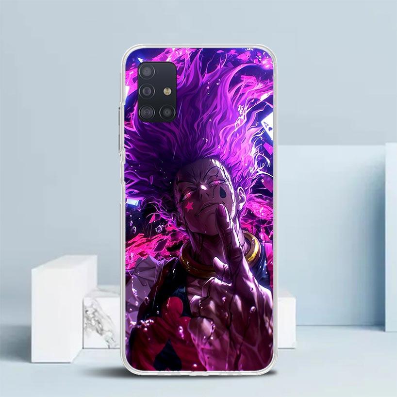 Чехол для телефона Huner X-Hunters Hisoka для Samsung Galaxy A52 A32 A22 A12 A51 A50S A30S A10S Note 20 Ultra 10 S10 Plus A31 A20 A71 A7