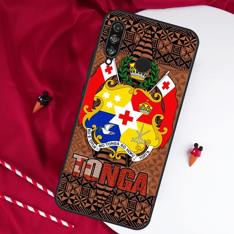 Tongan Coat of Arms Tonga For Huawei Nova 12i 11i 8i 12s 9 10 SE Y90 Y60 Y70 Y72 Y61 Y91 P20 P30 P40 Lite P60 Pro Case