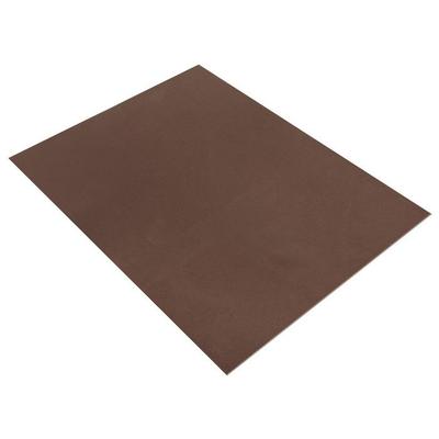 Пластина из вспененной резины, 20x30x0,2 см, темно-коричневая